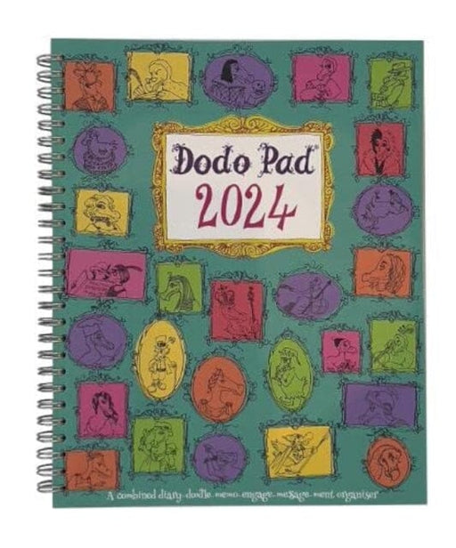 The Dodo Pad Original Desk Diary 2024 - Week to View, Calendar Year Diary : A Diary-Organiser-Planner Book with space for up to 5 people/appointments/activities. UK made, sustainable, plastic free by Lord Dodo Extended Range Dodo Pad Ltd