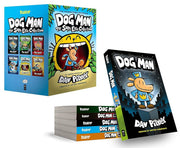 Dog Man: The Supa Epic Collection by Dav Pilkey 6 Books Box Set - Ages 7-9 - Hardback Graphic Novels Scholastic