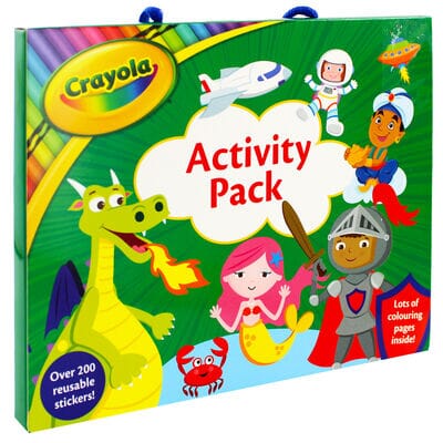 Crayola Activity Pack Colouring Books & Stickers 3 Books Collection Set - Ages 3+ - Paperback 0-5 Alligator Books