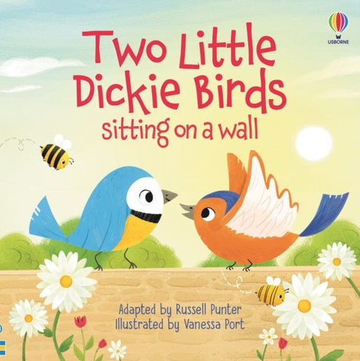 Two Little Dickie Birds sitting on a wall by Russell Punter Extended Range Usborne Publishing Ltd