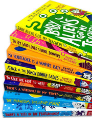 Baby Aliens Series (Izzy and Friends, Book 1-8) By Pamela Butchart illustrated 8 Books Collection Set - Ages 7-10 - Paperback 7-9 Nosy Crow Ltd