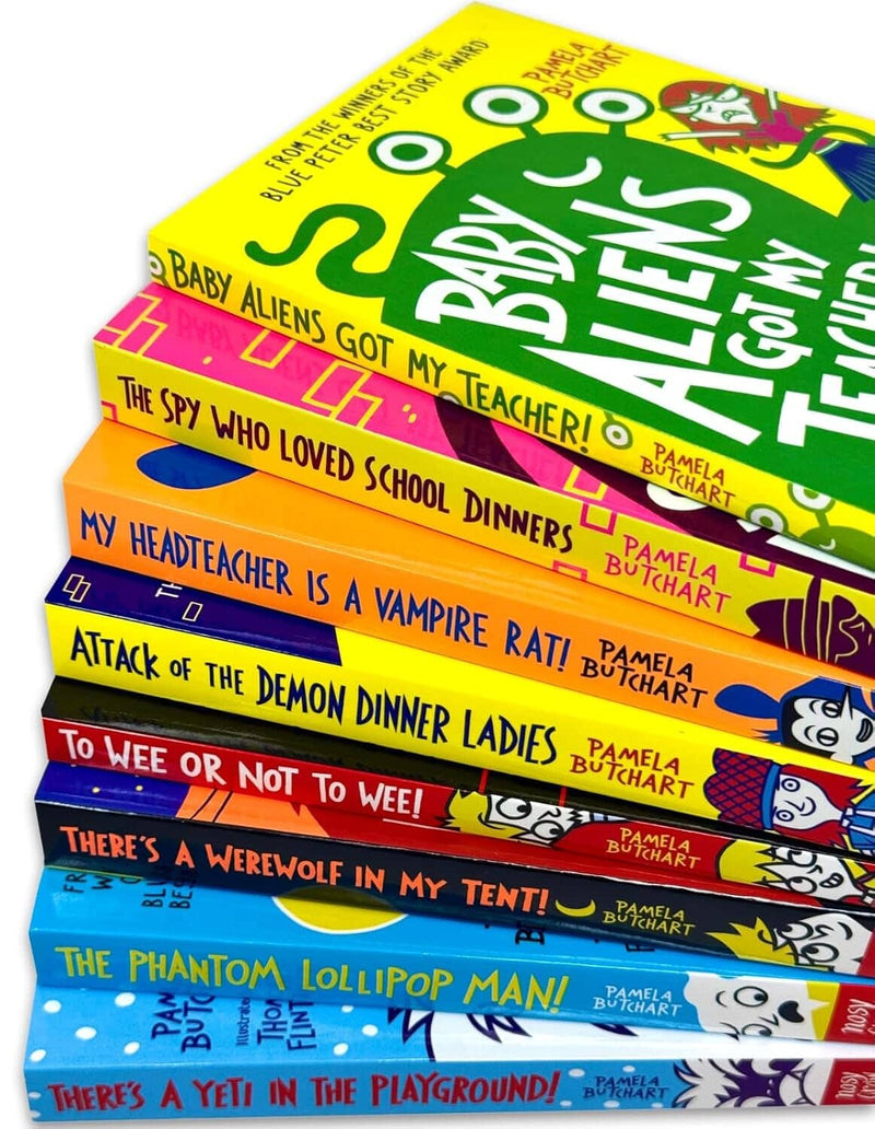 Baby Aliens Series (Izzy and Friends, Book 1-8) By Pamela Butchart illustrated 8 Books Collection Set - Ages 7-10 - Paperback 7-9 Nosy Crow Ltd