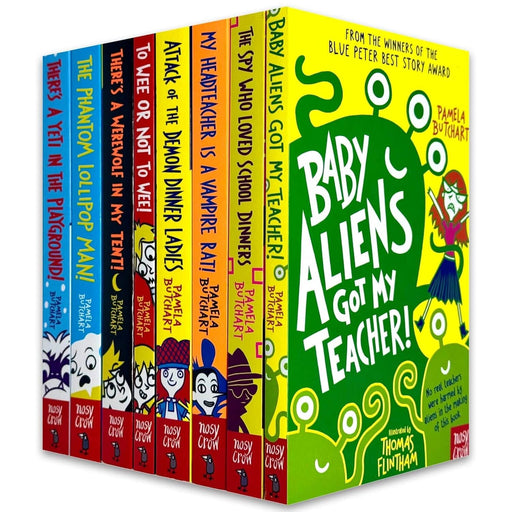 Baby Aliens Series (Izzy and Friends, Book 1-8) By Pamela Butchart illustrated 8 Books Collection Set - Ages 7-10 - Paperback 7-9 Nosy Crow Ltd