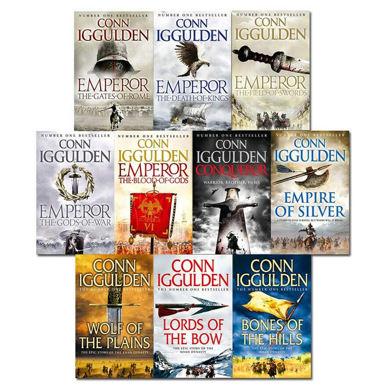 Conqueror and Emperror Series by Conn Iggulden 10 Books Collection Set - Fiction - Paperback