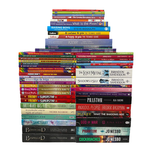 JOBLOT NUMBER 9 : 45 Fiction/Children's Mix Books Collection - Paperback - T 03 Books2Door