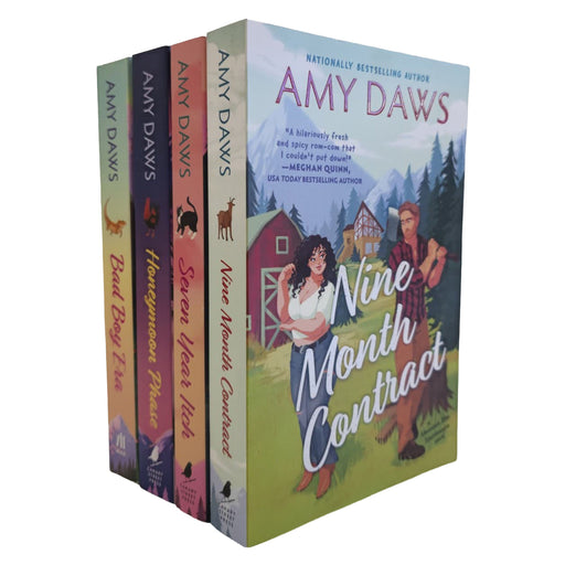 Mountain Men Matchmaker Series by Amy Daws 4 Book Sprayed Edges Collection Set - Fiction - Paperback Fiction Mira Books