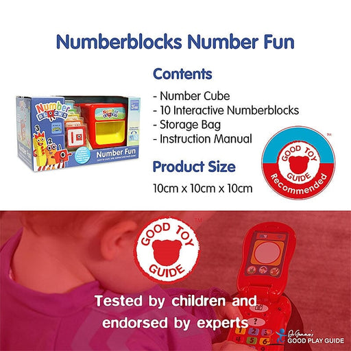 Numberblocks Number Fun (Includes 10 Number Blocks) By Trends UK - Ages 3+ - Educational Toys 0-5 TRENDS UK LTD
