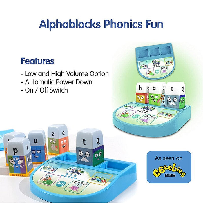 Alphablocks Phonics Fun: Learn Letter Recognition and Sounds, Spelling and Vocabulary Perfect for Interactive Play and Child Development - Ages 3+ Years 3-5 TRENDS UK LTD