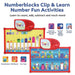Numberblocks Clip & Learn Number Fun (12 Games) By Trends UK - Ages 3+ - Educational Toys 0-5 TRENDS UK LTD