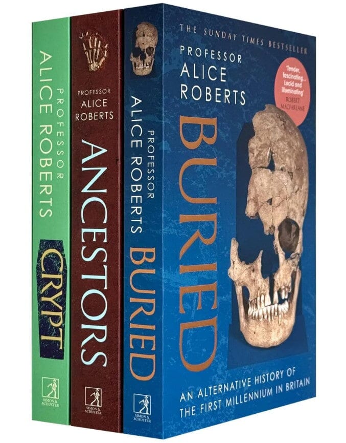 Ancestors, Buried & Crypt By Alice Roberts: 3 Books Collection Set - Non Fiction - Paperback Non-Fiction Simon & Schuster
