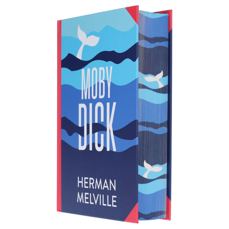Moby Dick by Herman Melville - Fiction - Sprayed Edge Hardback Fiction Wilco Books