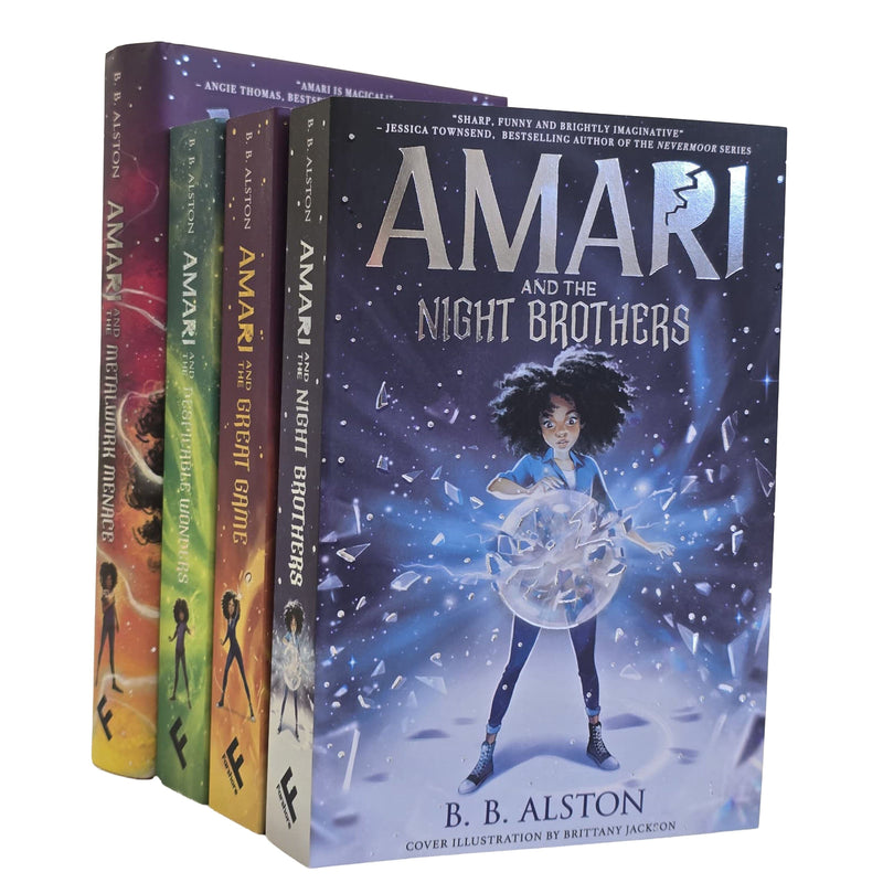 Amari and the Night Brothers Series by BB Alston 4 Books Collection Set - Ages 8-12 - Paperback/Hardback