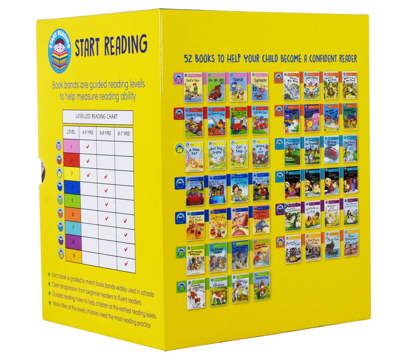 Start Reading 52 Books Collection Box Set Level 1 to 9 - Ages 5-7 - Paperback - Wayland 5-7 Wayland