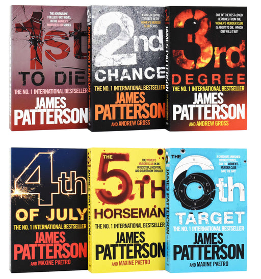 Women's Murder Club by James Patterson: Books 1-6 Collection Set - Fiction - Paperback Fiction Hachette