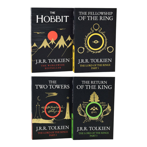 The Hobbit & The Lord of the Rings by J.R.R. Tolkien 4 Books Box Set - Fiction - Paperback B2D DEALS HarperCollins Publishers