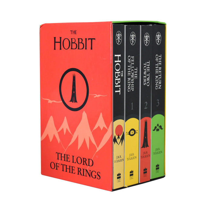The Hobbit & The Lord of the Rings by J.R.R. Tolkien 4 Books Box Set - Fiction - Paperback B2D DEALS HarperCollins Publishers