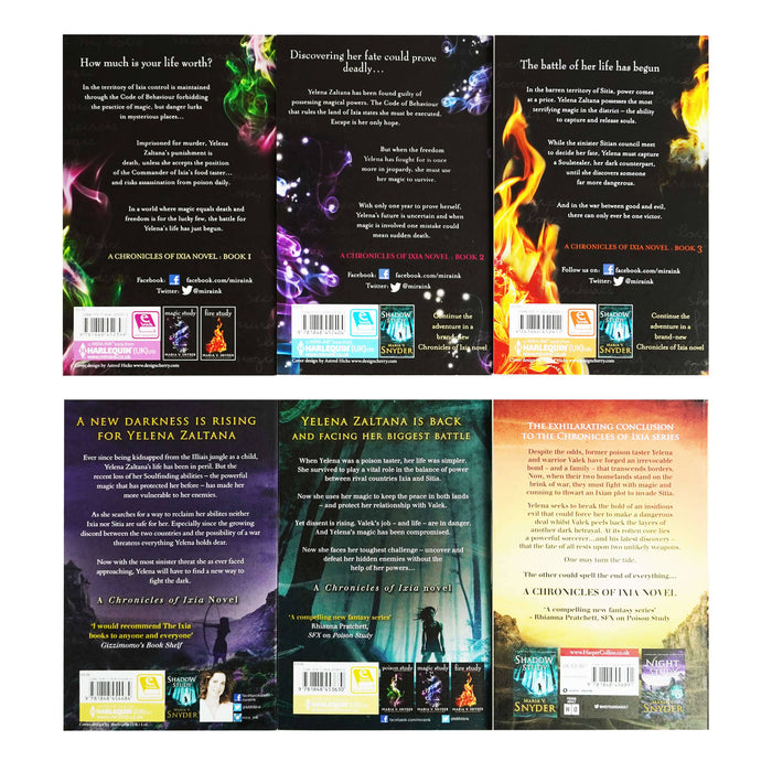 The Chronicles of Ixia Series by Maria V. Snyder 6 Books Box Set - Ages 11+ - Paperback Young Adult HarperCollins Publishers