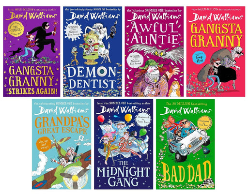 The World of David Walliams: Fun-Tastic Families 7 Books Set - Age 7-11 - Paperback 7-9 HarperCollins Publishers