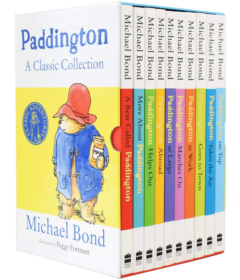 Paddington Bear Classic Collection 10 Books By Michael Bond - Ages 7+ - Paperback 7-9 HarperCollins Publishers