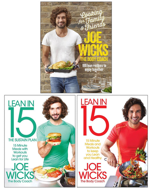 Lean In 15 The Body Coach Collection 4 Books Set By Joe Wicks - Paperback Non-Fiction Bluebird