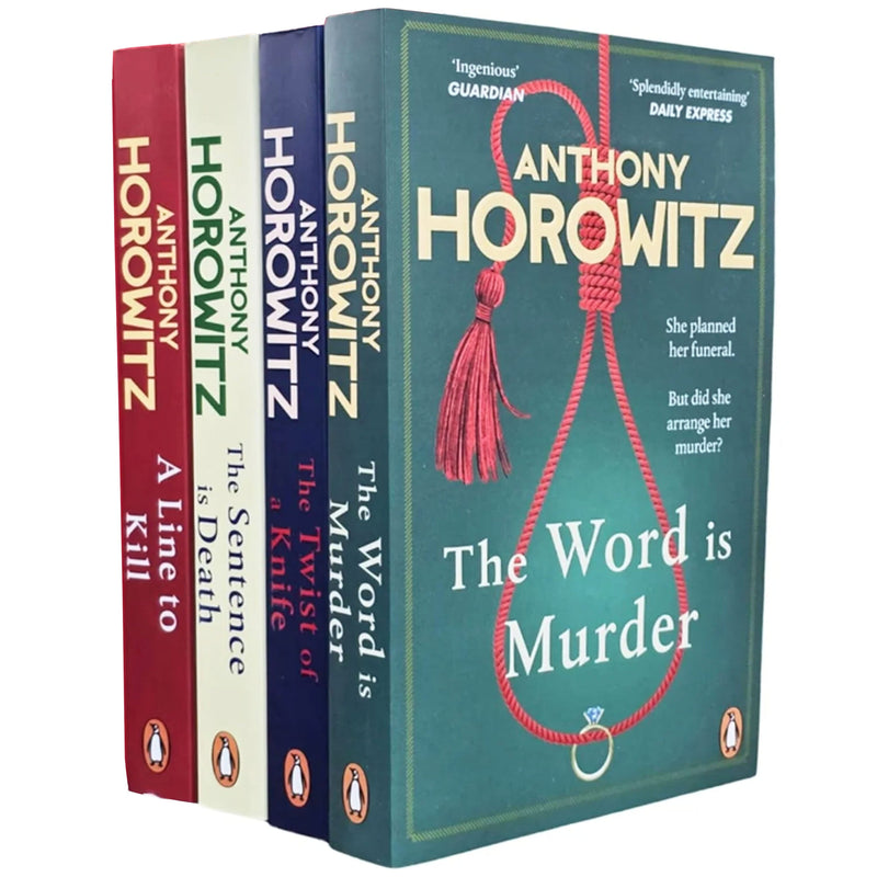 Hawthorne and Horowitz Mysteries by Anthony Horowitz 4 Books Collection Set - Fiction - Paperback Fiction Penguin