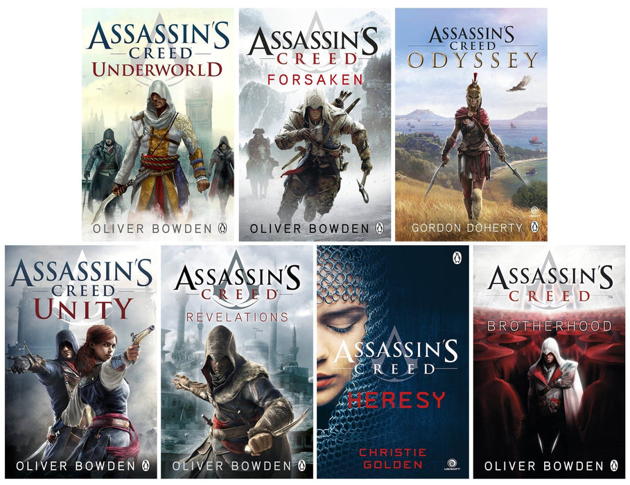 Assassin's Creed by Oliver Bowden 7 Books Collection Set - Fiction - Paperback Fiction Penguin
