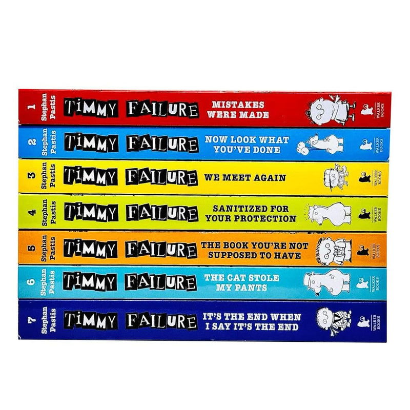Timmy Failure Series by Stephan Pastis 7 Books Collection Set - Ages 9-12 - Paperback 9-14 Walker Books Ltd