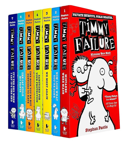 Timmy Failure Series by Stephan Pastis 7 Books Collection Set - Ages 9-12 - Paperback 9-14 Walker Books Ltd
