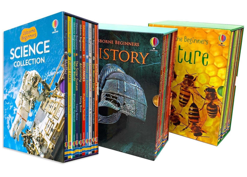 Usborne Beginners Series 30 Books Collection Box Set (History, Nature, Science) - Ages 9-14 - Hardback 9-14 Usborne Publishing Ltd