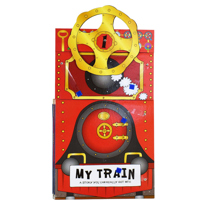 Damaged - Convertible Train – Great Value Sit In Train, Interactive Playmat & Fun Storybook By Amy Johnson - Ages 2+ - Board Book 5-7 Miles Kelly Publishing Ltd