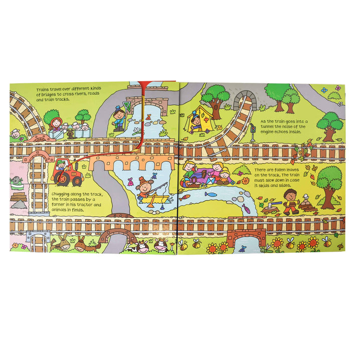 Damaged - Convertible Train – Great Value Sit In Train, Interactive Playmat & Fun Storybook By Amy Johnson - Ages 2+ - Board Book 5-7 Miles Kelly Publishing Ltd