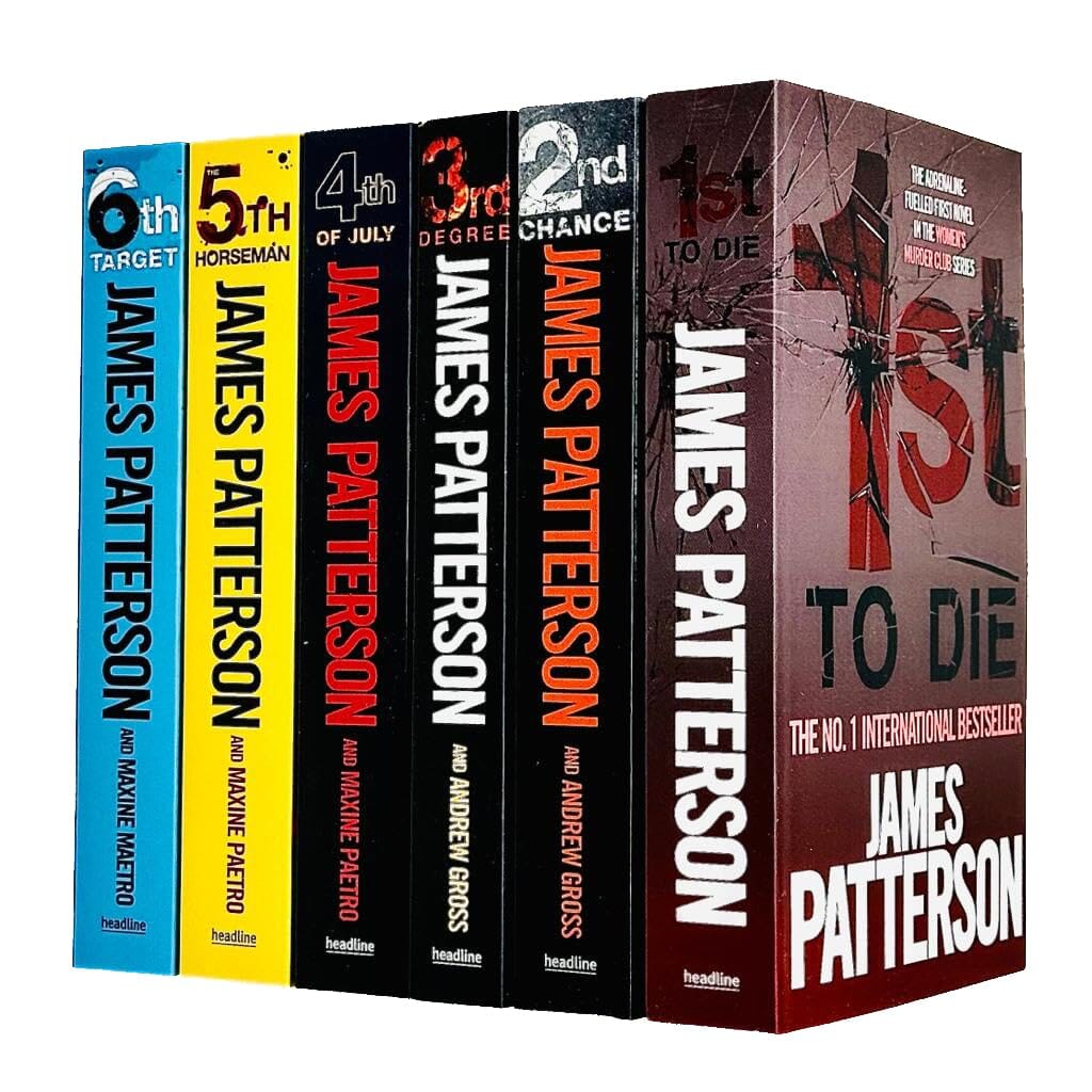 Murder Club James Patterson Books 1 6 Collection Set Fiction Paperback