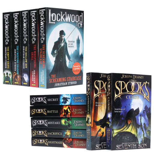 Spooks Wardstone Chronicles & Lockwood & Co: 12 Books Collection Set - Age 9-11 - Paperback 9-14 Penguin Random House