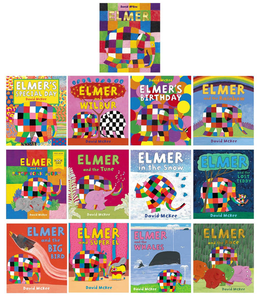 Elmer Picture 13 Books Collection by David McKee - Ages 5+ - Paperback 5-7 Andersen Press Ltd