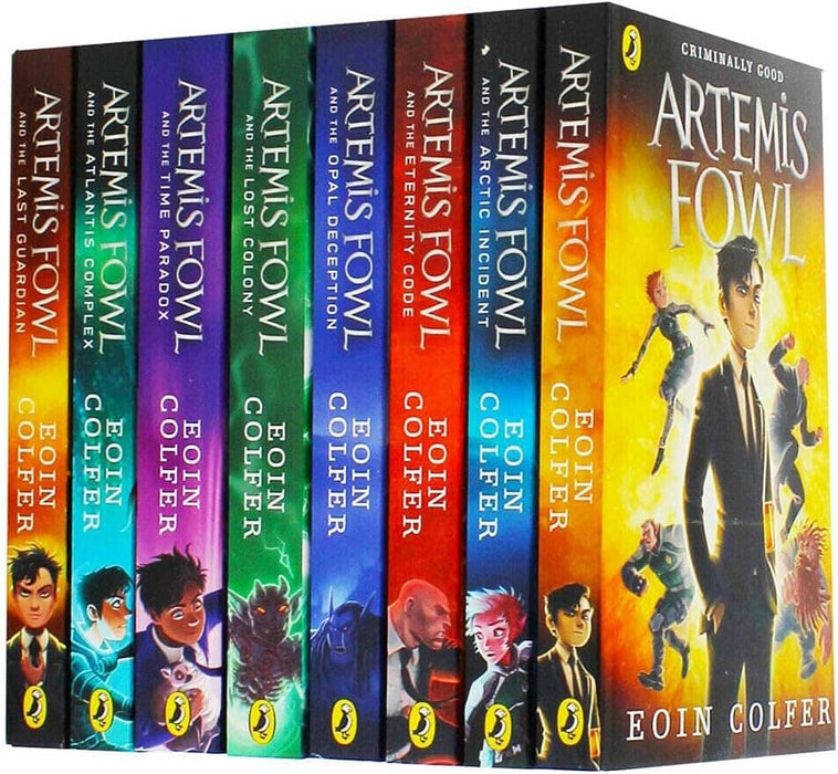 Artemis Fowl Series By Eoin Colfer Complete Collection 8 Books Set - Ages 9-16 - Paperback 9-14 Penguin Random House