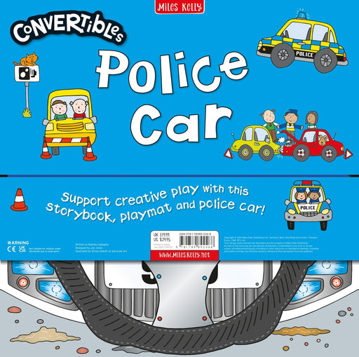 Convertible Police Car By Belinda Gallagher – Great Value Sit In Police Car, Interactive Playmat & Fun Storybook - Ages 2+ - Board Book 0-5 Miles Kelly Publishing Ltd