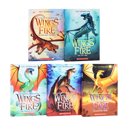 Damaged - Wings of Fire 5 Books Boxset By Tui T Sutherland - Ages 9-14 - Paperback 9-14 Scholastic