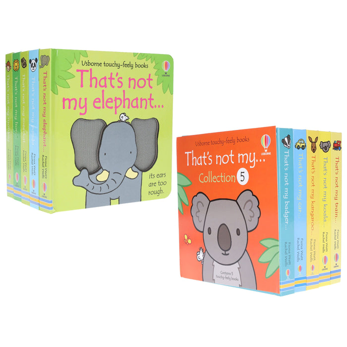 That's not my... Collection 1 & 2 by Fiona Watt & Rachel Wells: 10 Books Collection Set - Ages 0-5 - Board Book 0-5 Usborne Publishing Ltd
