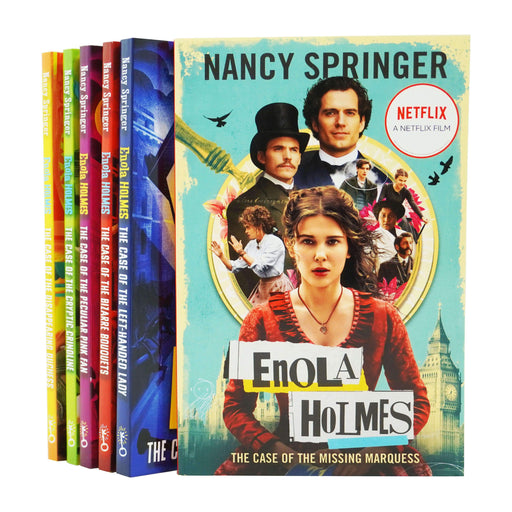 Damaged - Enola Holmes 6 Books Collection Set By Nancy Springer - Ages 9+ - Paperback 9-14 Hot Key Books