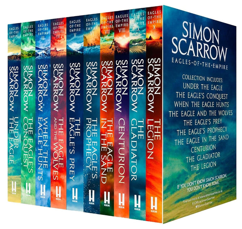 Eagles of the Empire Series by Simon Scarrow 10 Books Collection Box Set - Fiction - Paperback Young Adult Hachette