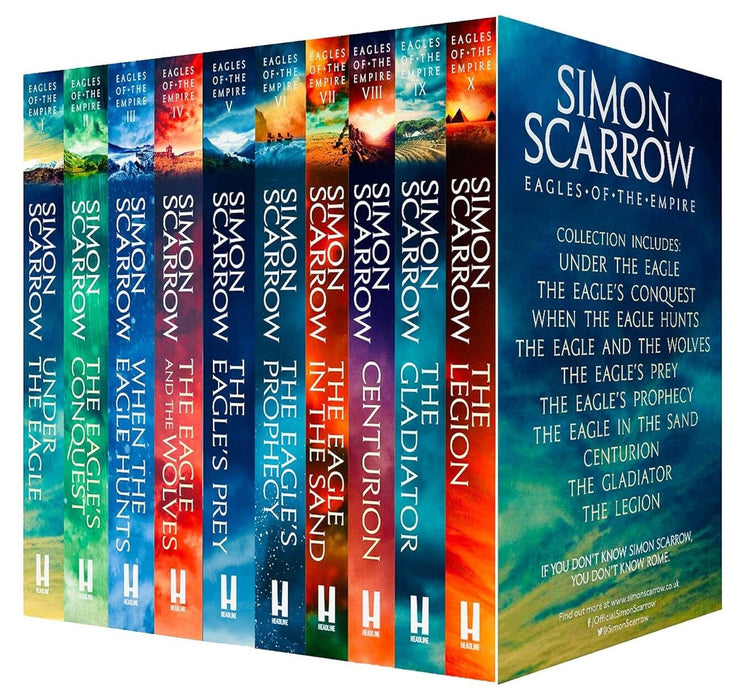 Eagles of the Empire Series by Simon Scarrow 10 Books Collection Box Set - Fiction - Paperback Young Adult Hachette