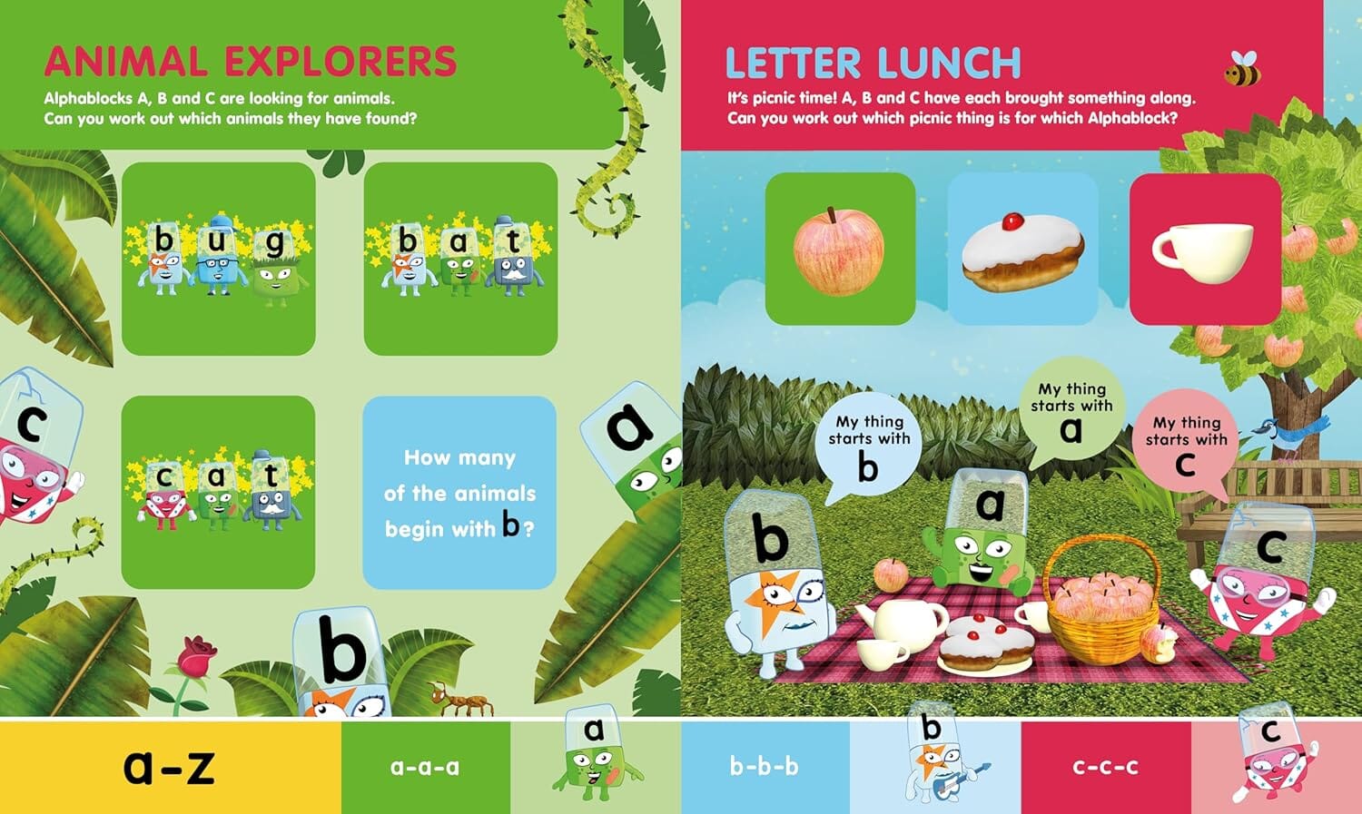 Alphablocks A-Z Phonics Activities: A Lift the Flap Book by Sweet