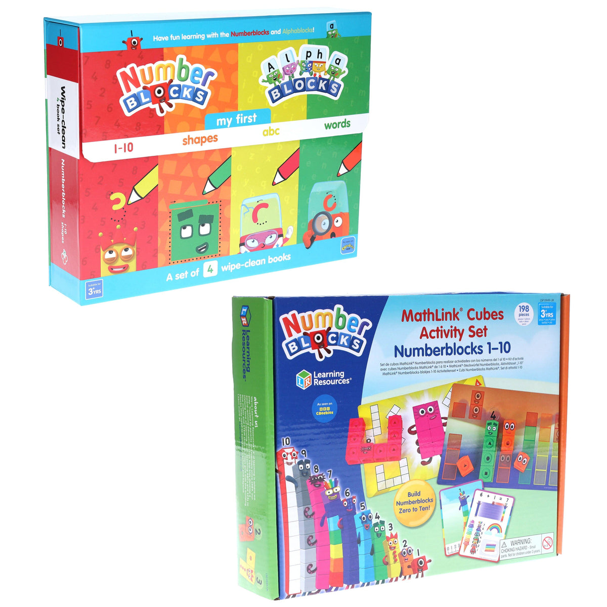 Numberblocks And Alphablocks My First Numbers And Letters 4 Wipe-Clean ...