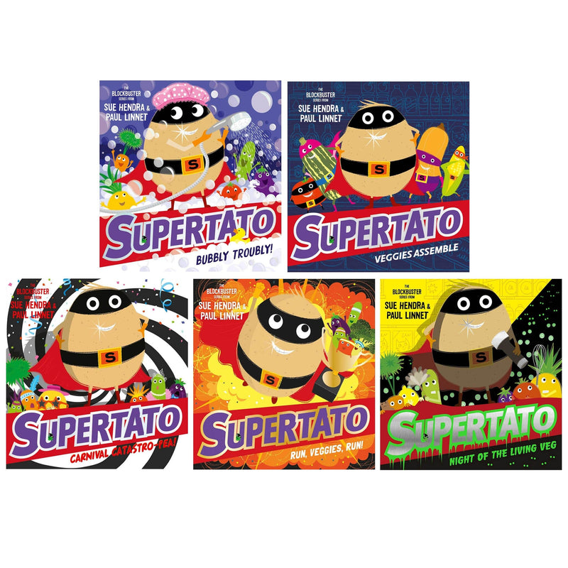 Supertato Series 5 Books Collection Set By Sue Hendra & Paul Linnet - Ages 2-6 - Paperback 0-5 Simon & Schuster Children's UK