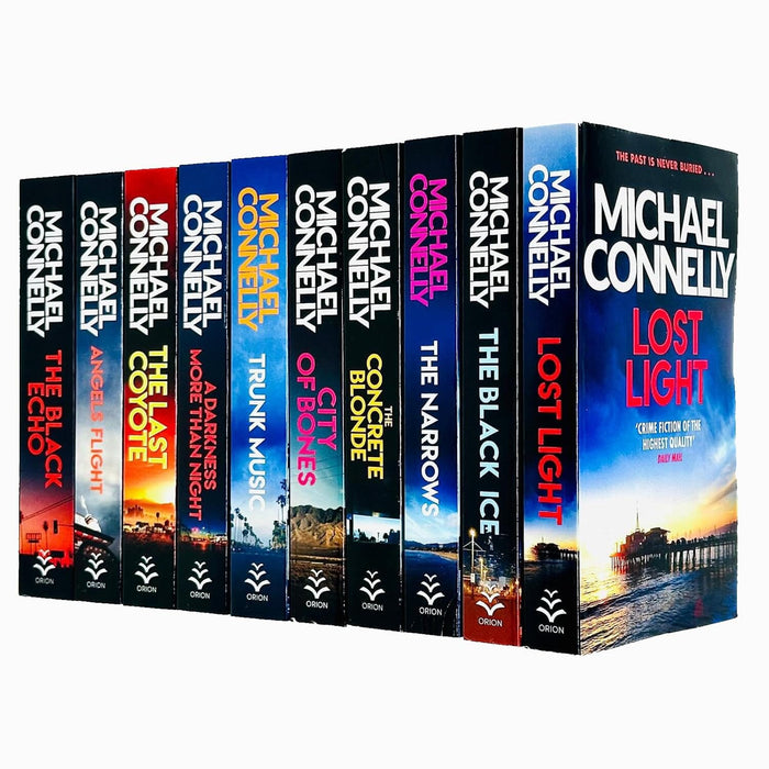 Harry Bosch by Michael Connelly: Books 1-10 Collection Set - Fiction - Paperback Fiction Hachette
