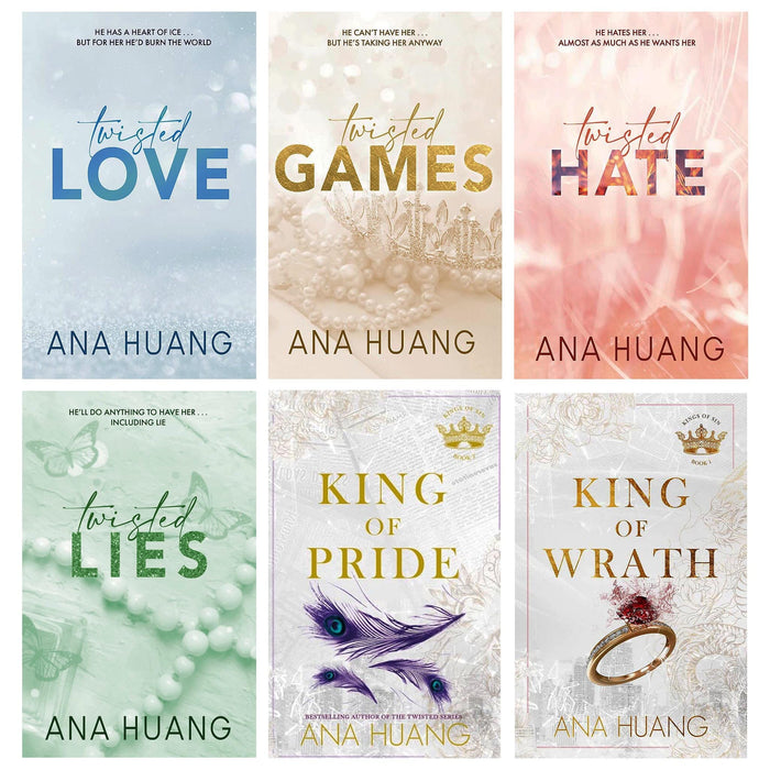 Twisted And King Of Sin Series by Ana Huang 6 Books Collection Set - Fiction - Paperback Fiction Piatkus Books