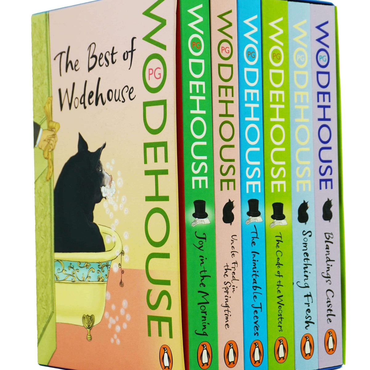 P.G. Wodehouse 洋書コレクション 48冊 The Best of Wodehouse Collection 6 Books Set By P.G. Wodehouse