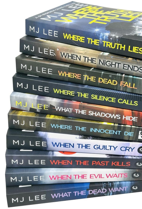 DI Ridpath Crime Thriller Series Collection By M J Lee 10 Books Set - Fiction - Paperback Fiction Canelo