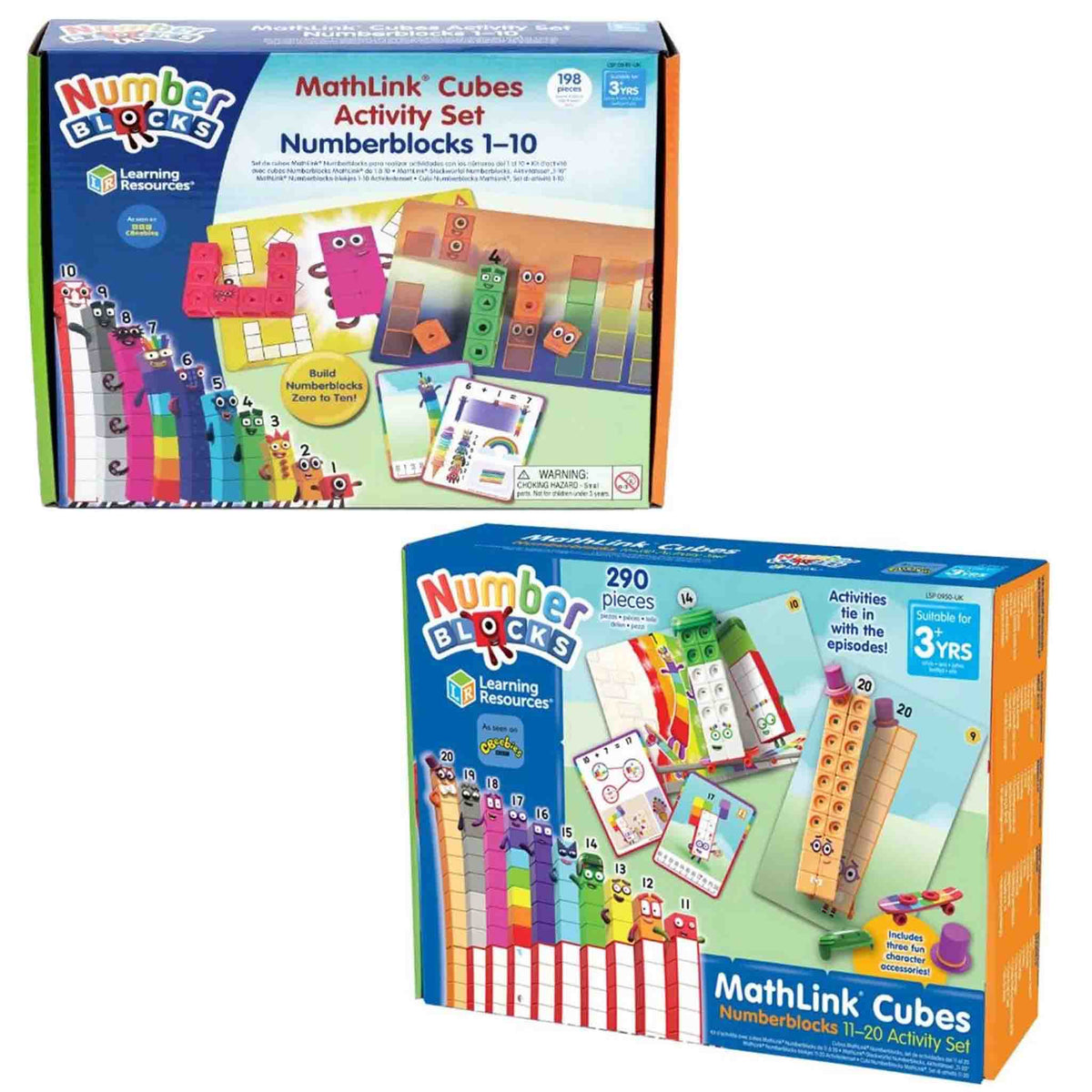 Learning Resources Math Link MathLink Cubes Numberblocks 1-20 Activity Set by Learning Resources ...