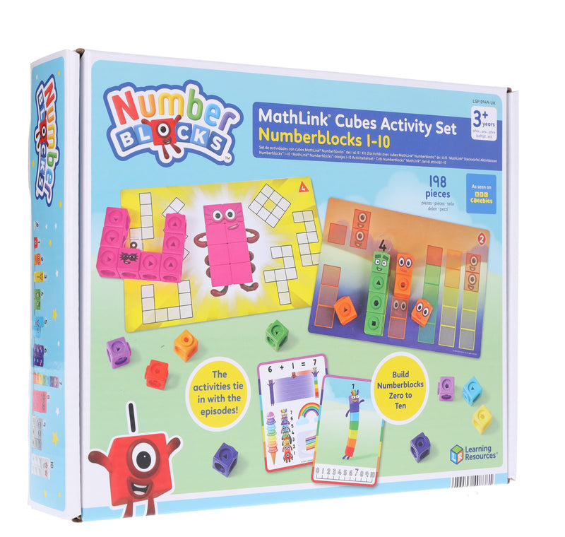 MathLink Cubes Numberblocks 1-10 Activity Set by Learning Resources - Ages 3+ - Educational Toy Educational Toys Learning Resources